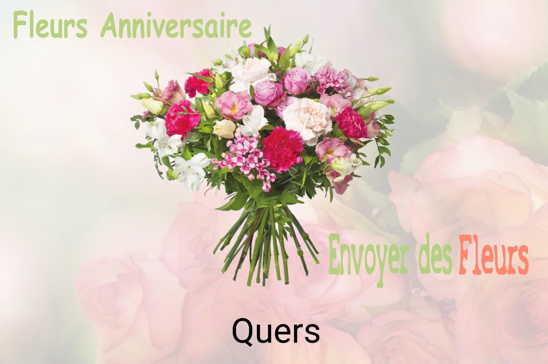 Bouquet de fleurs d’anniversaire livré à Quers