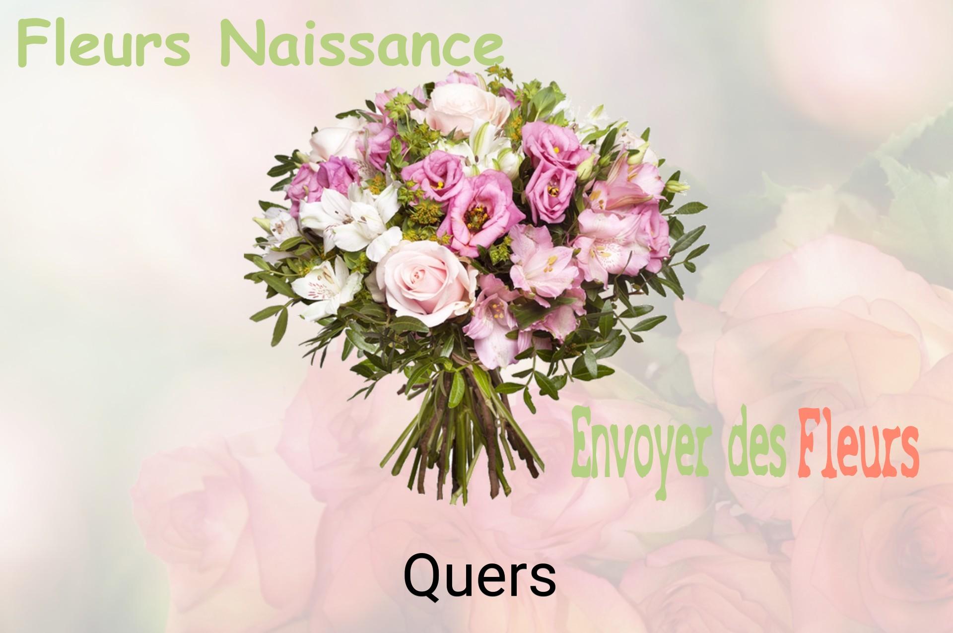 Bouquet de fleurs de naissance livré à Quers